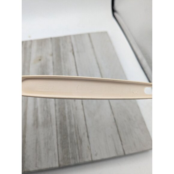 Ekco Slotted Serving Spoon Almond Nylon Plastic 11" Vintage - Picture 7 of 8